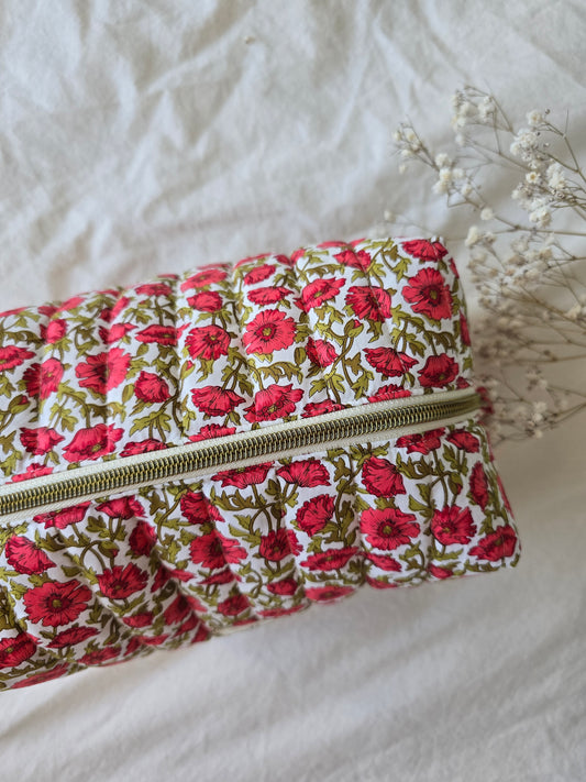 ✄ Trousse de Toilette - Coquelicots