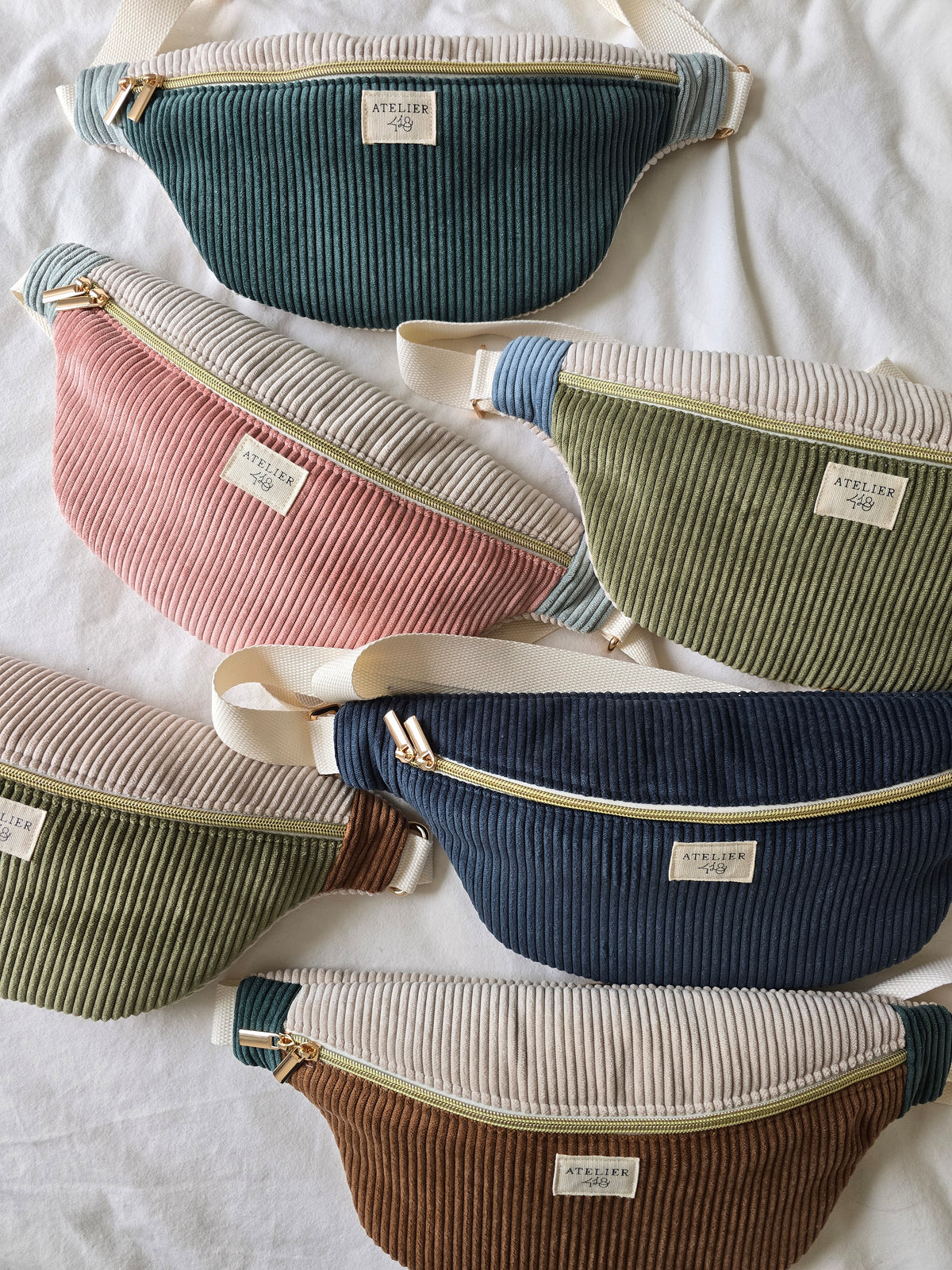 ✄ Sac Banane Colorblock personnalisable