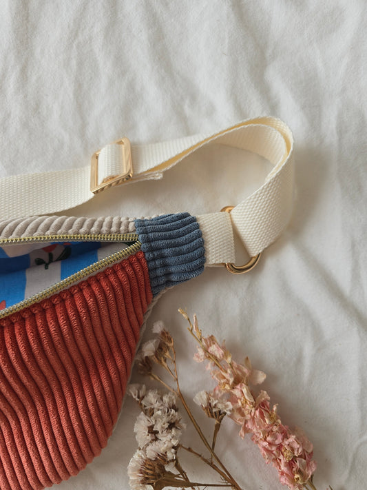 EN STOCK - Sac Banane Enfant COLORBLOCK - Tulipes