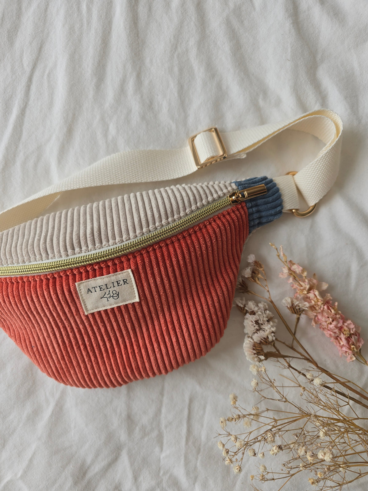 EN STOCK - Sac Banane Enfant COLORBLOCK - Tulipes