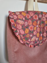 Charger l'image dans la galerie, 📦 Sac à dos maternelle à rabat Rose - Camélia Aubergine