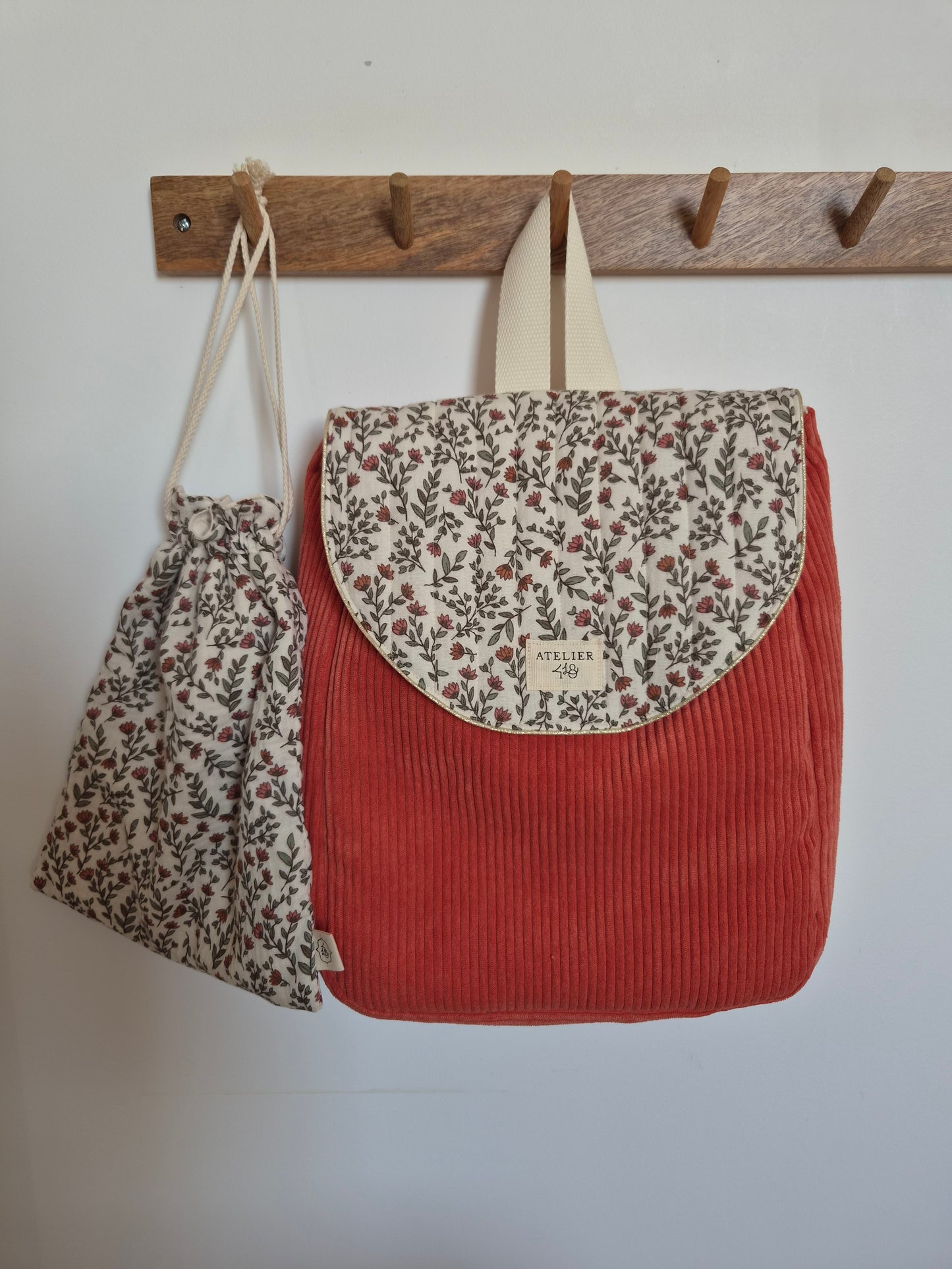 ✄ Sac à dos maternelle à rabat Madeleine