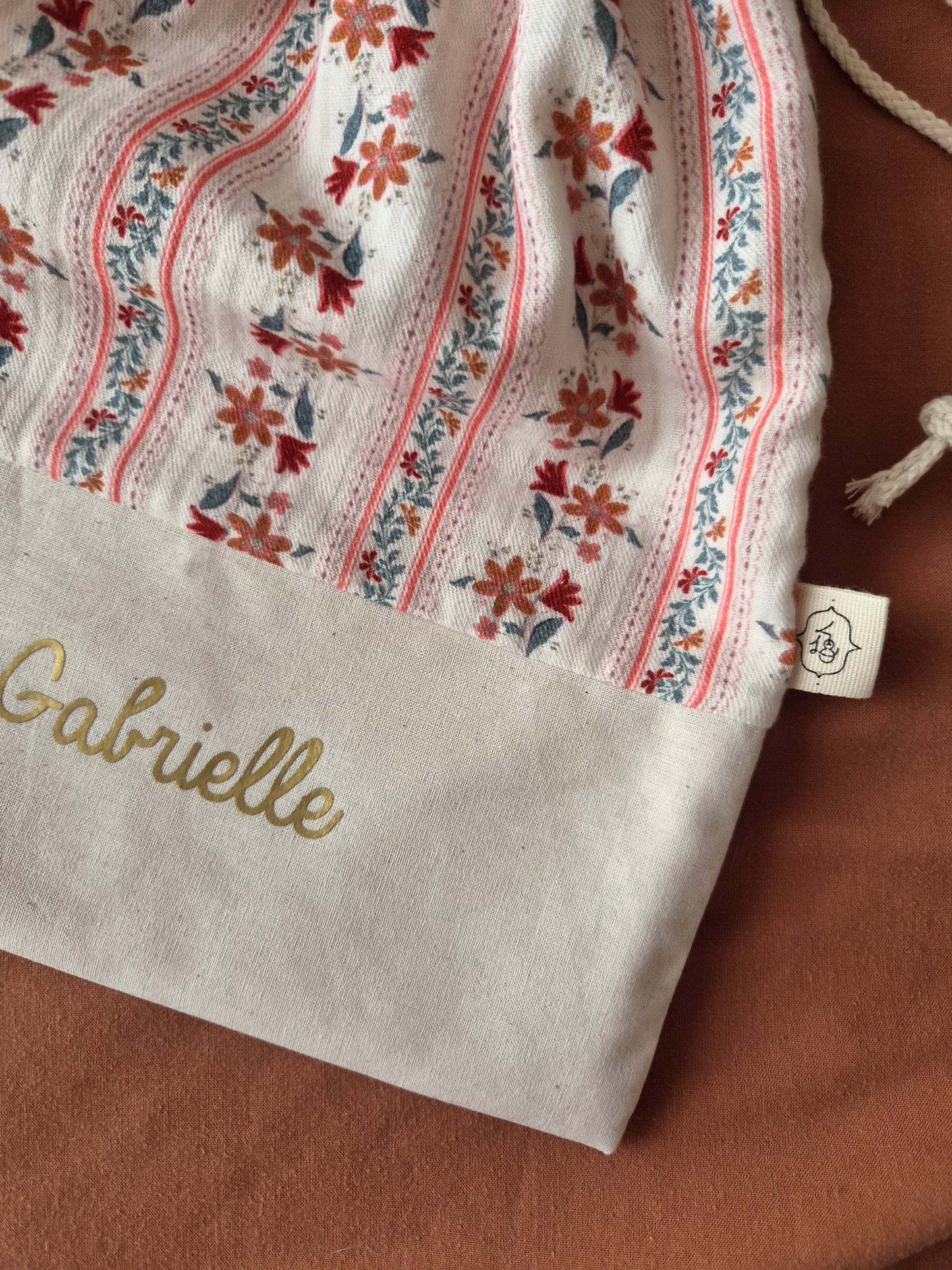 ✄ Pochon à liens personnalisable