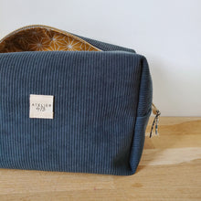 Charger l'image dans la galerie, ✄ Trousse de toilette - velours côtelé au choix