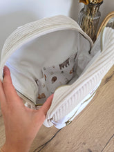 Charger l'image dans la galerie, ✄ Sac à dos maternelle "Forêt" velours écru