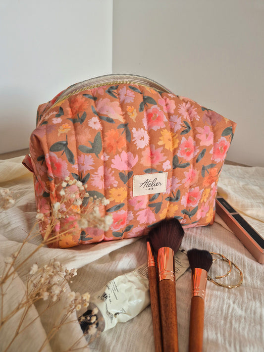 ✄‎ Trousse de Toilette - Camélia Ocre