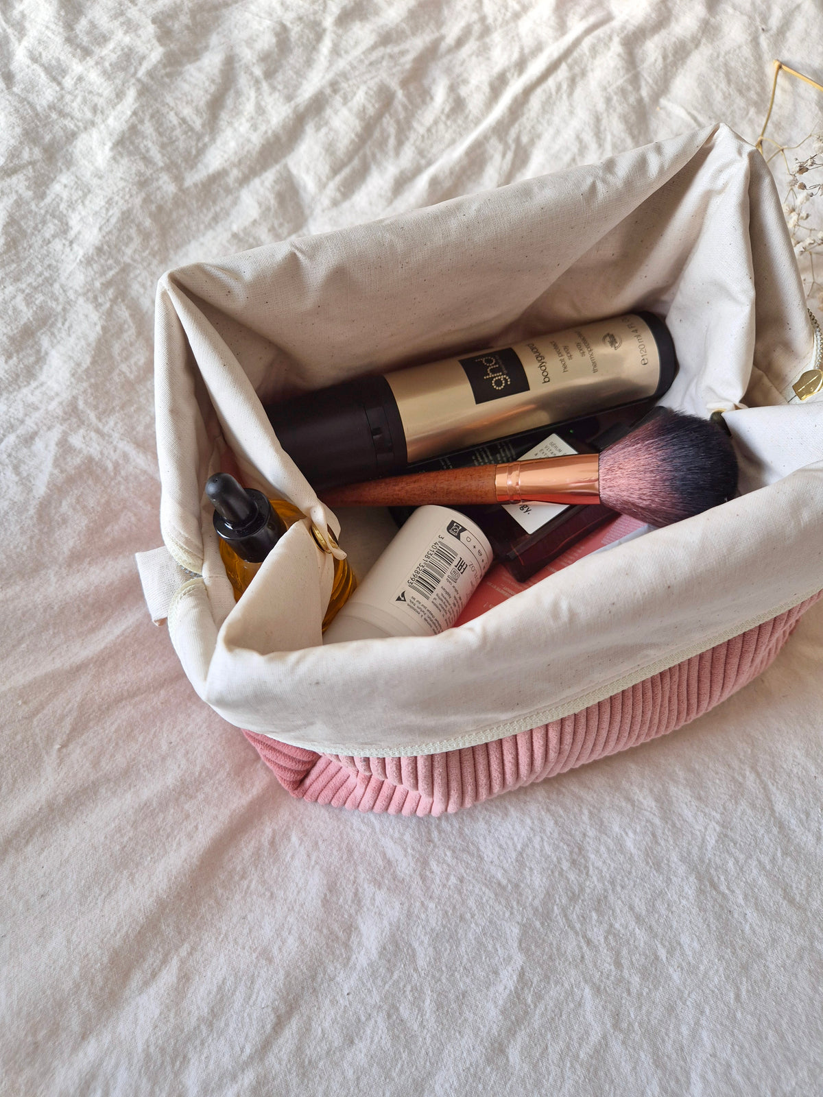 ✄‎ Trousse de Toilette - Velours Rose