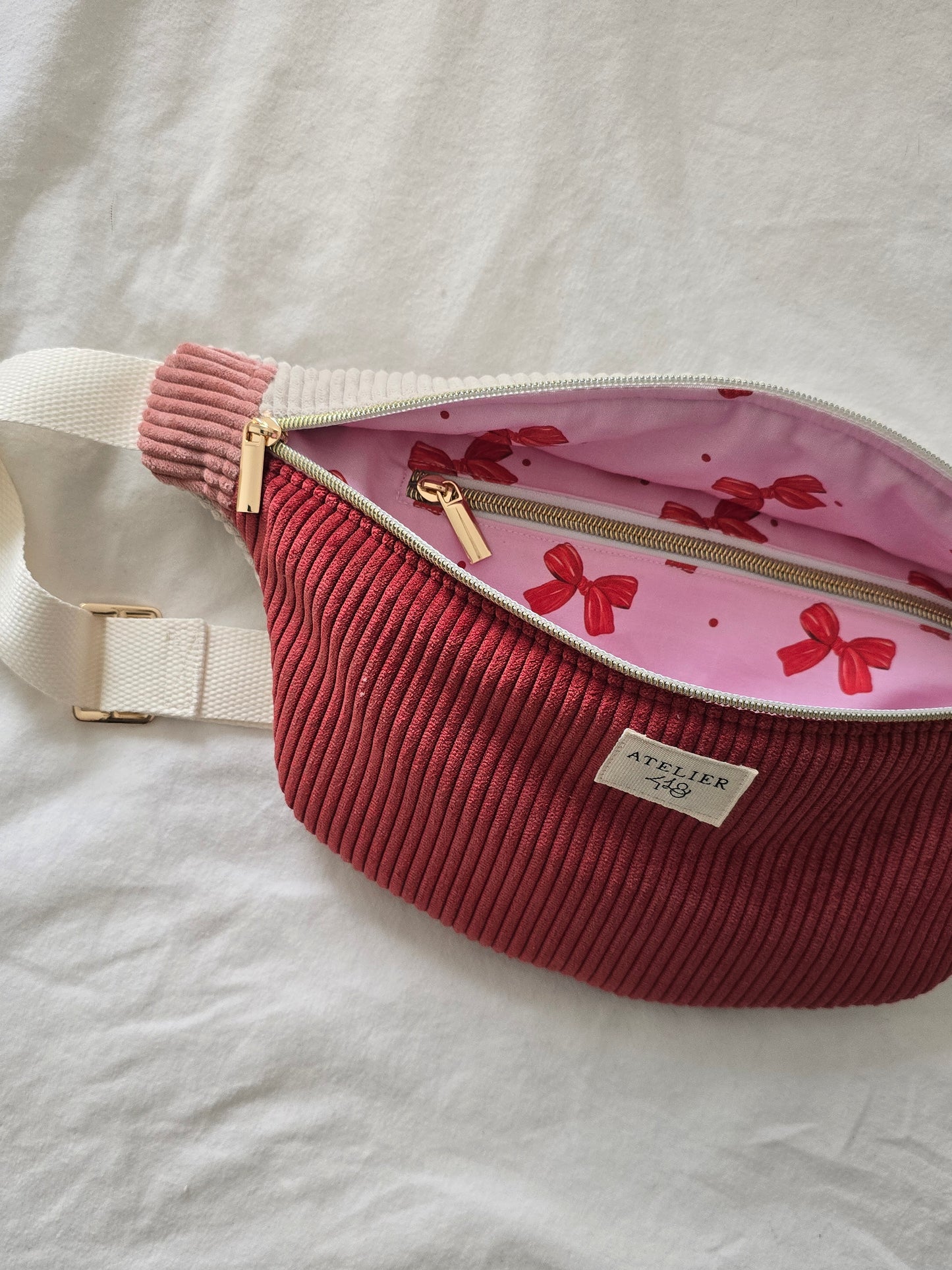 ✄‎ ‎  ‎Sac banane COLOBLOCK - Noeuds