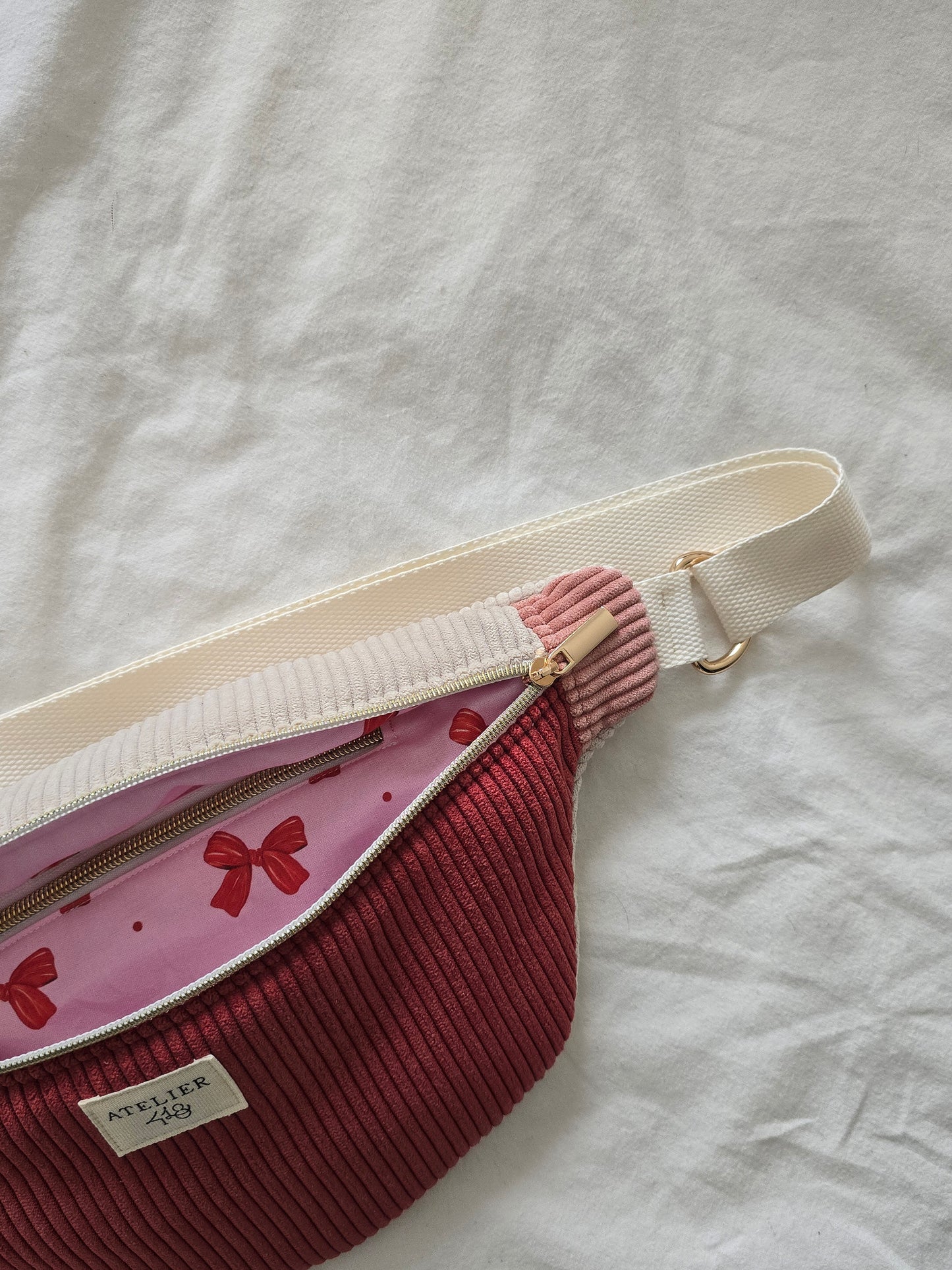 ✄‎ ‎  ‎Sac banane COLOBLOCK - Noeuds