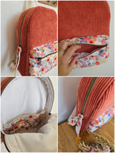Charger l'image dans la galerie, ✄‎ ‎ Sac à dos maternelle Velours Corail
