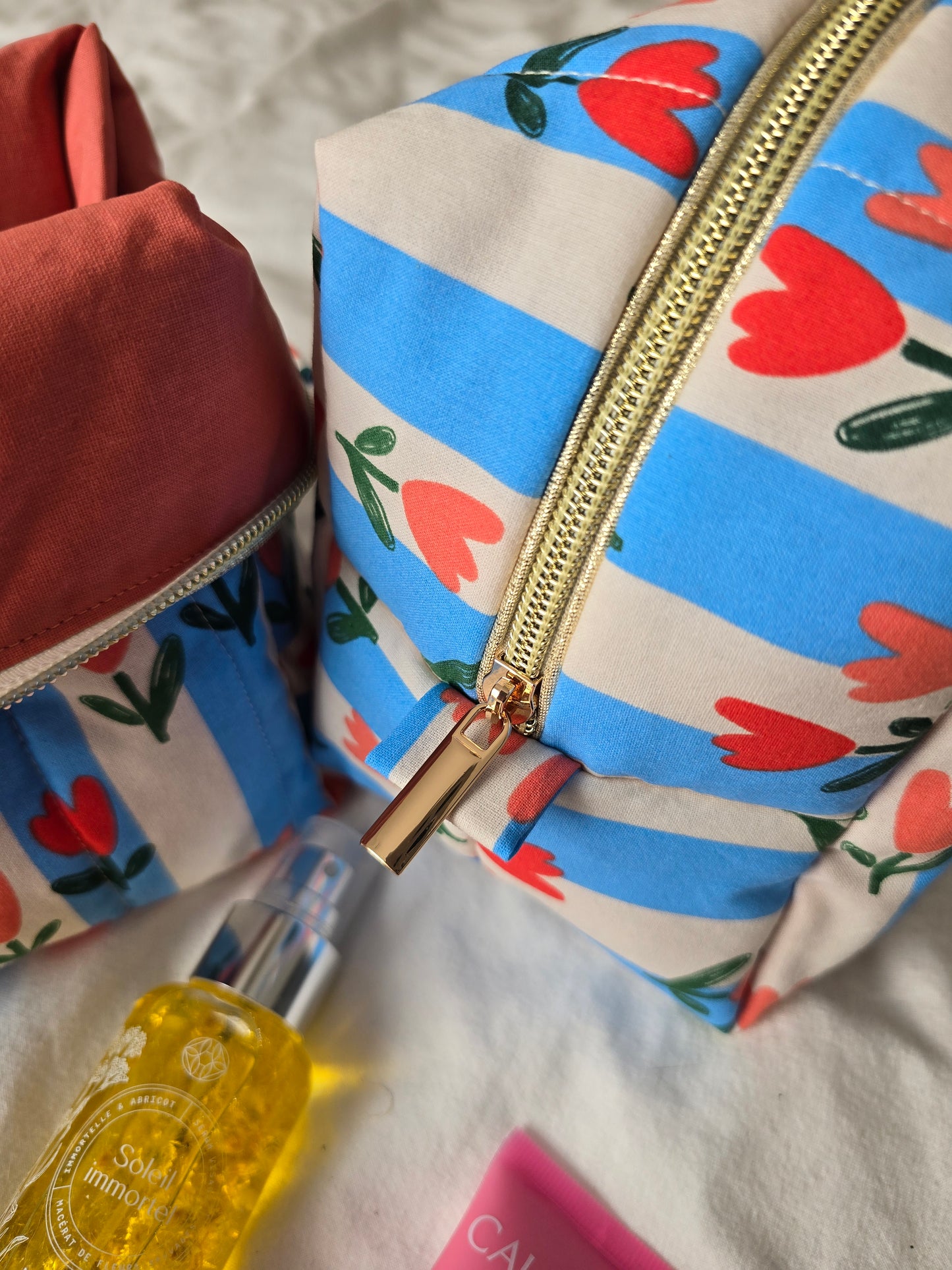 ✄‎ Trousse de Toilette - Tulipes