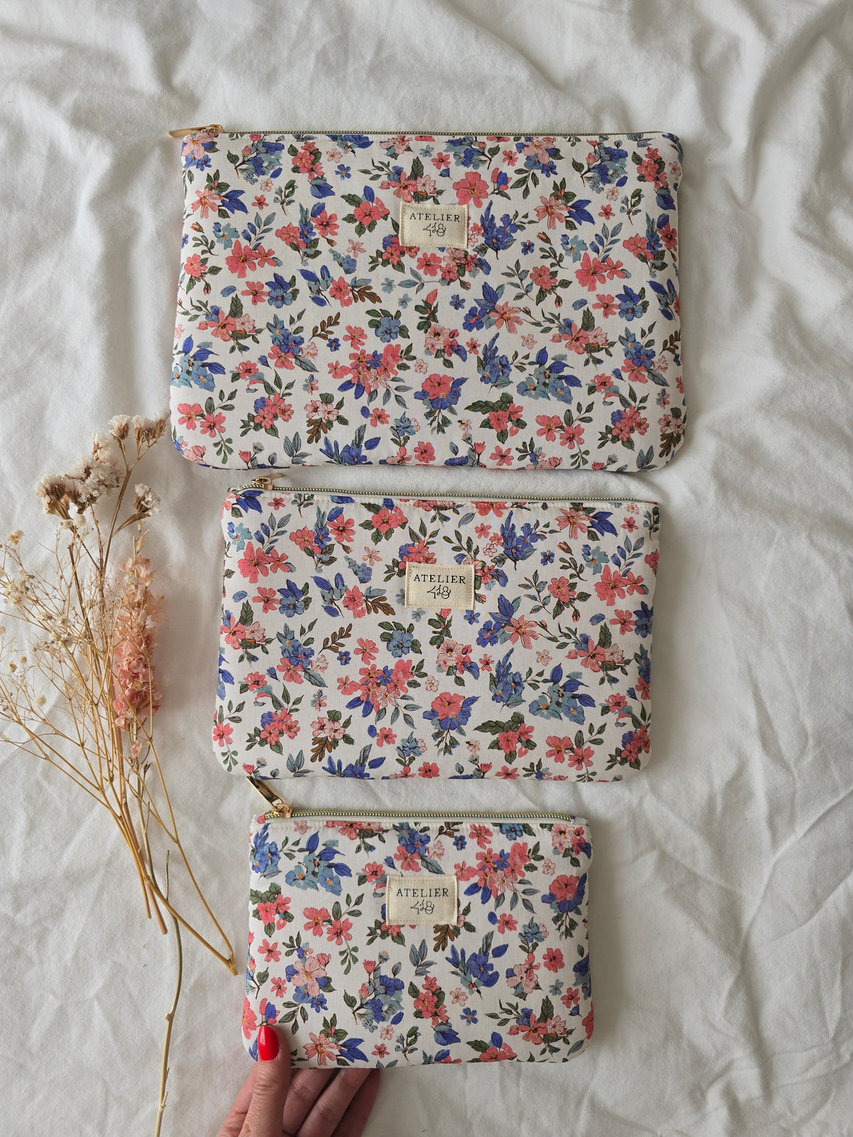 ✄‎ ‎ Pochette plate - Léa