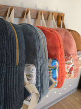 Charger l'image dans la galerie, ✄‎ ‎ Sac à dos maternelle Velours Bleu Jeans
