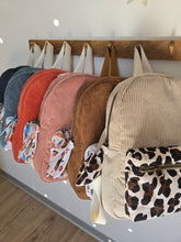 Charger l'image dans la galerie, ✄‎ ‎ Sac à dos maternelle Velours Ecru
