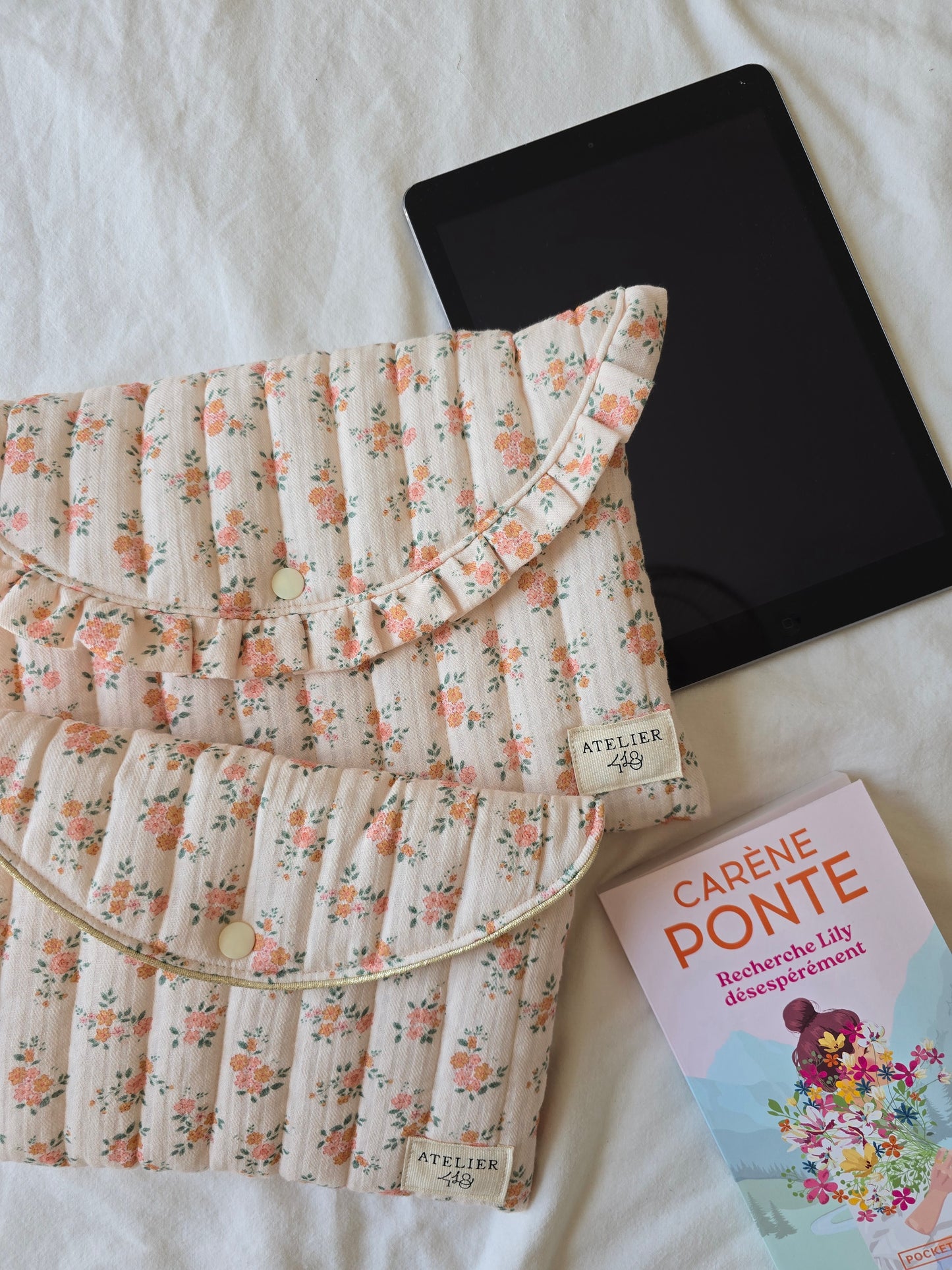 ✄  ‎Pochette à Livre / Tablette Camille