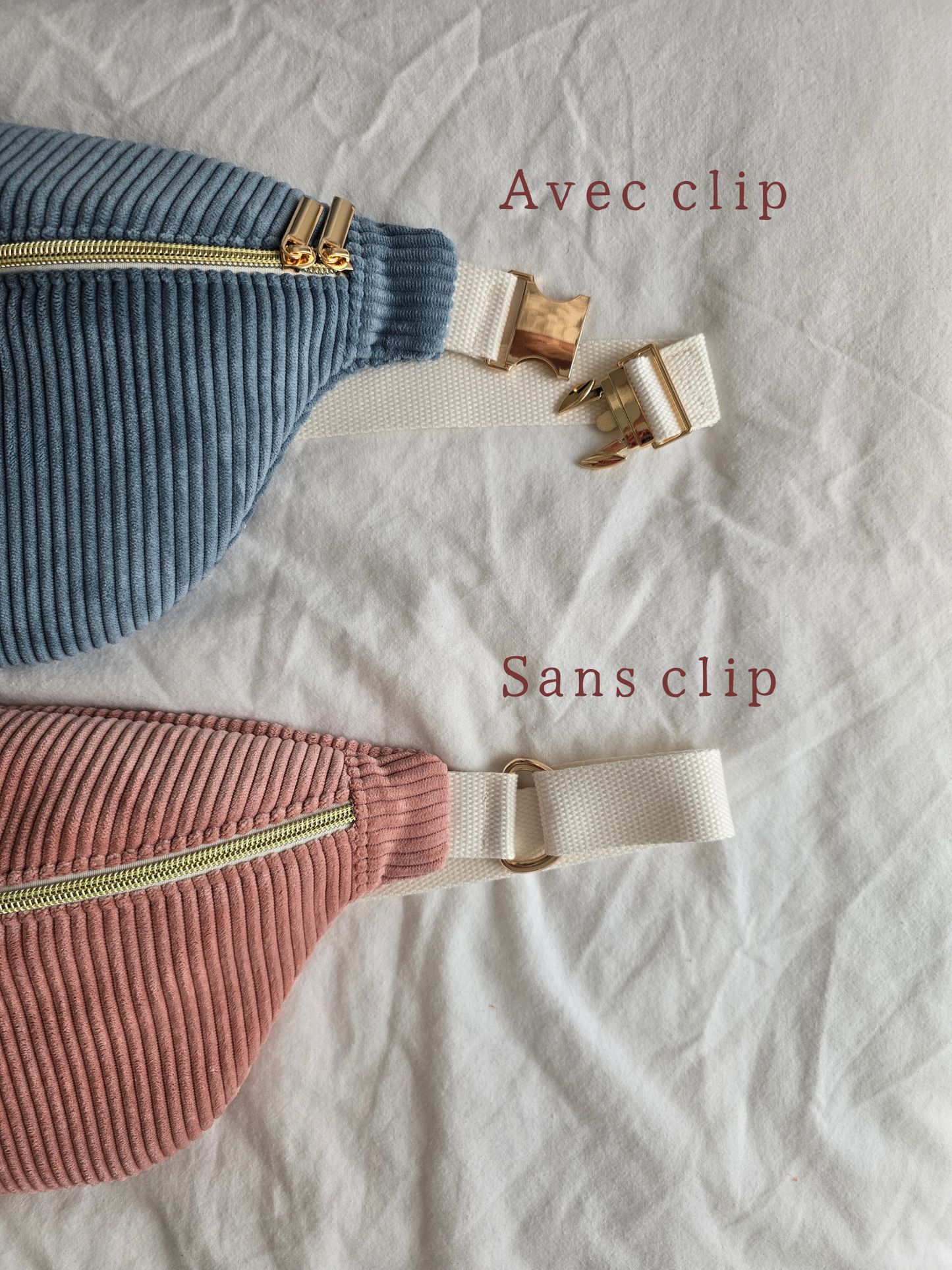✄‎ ‎  ‎Sac banane COLOBLOCK - Noeuds