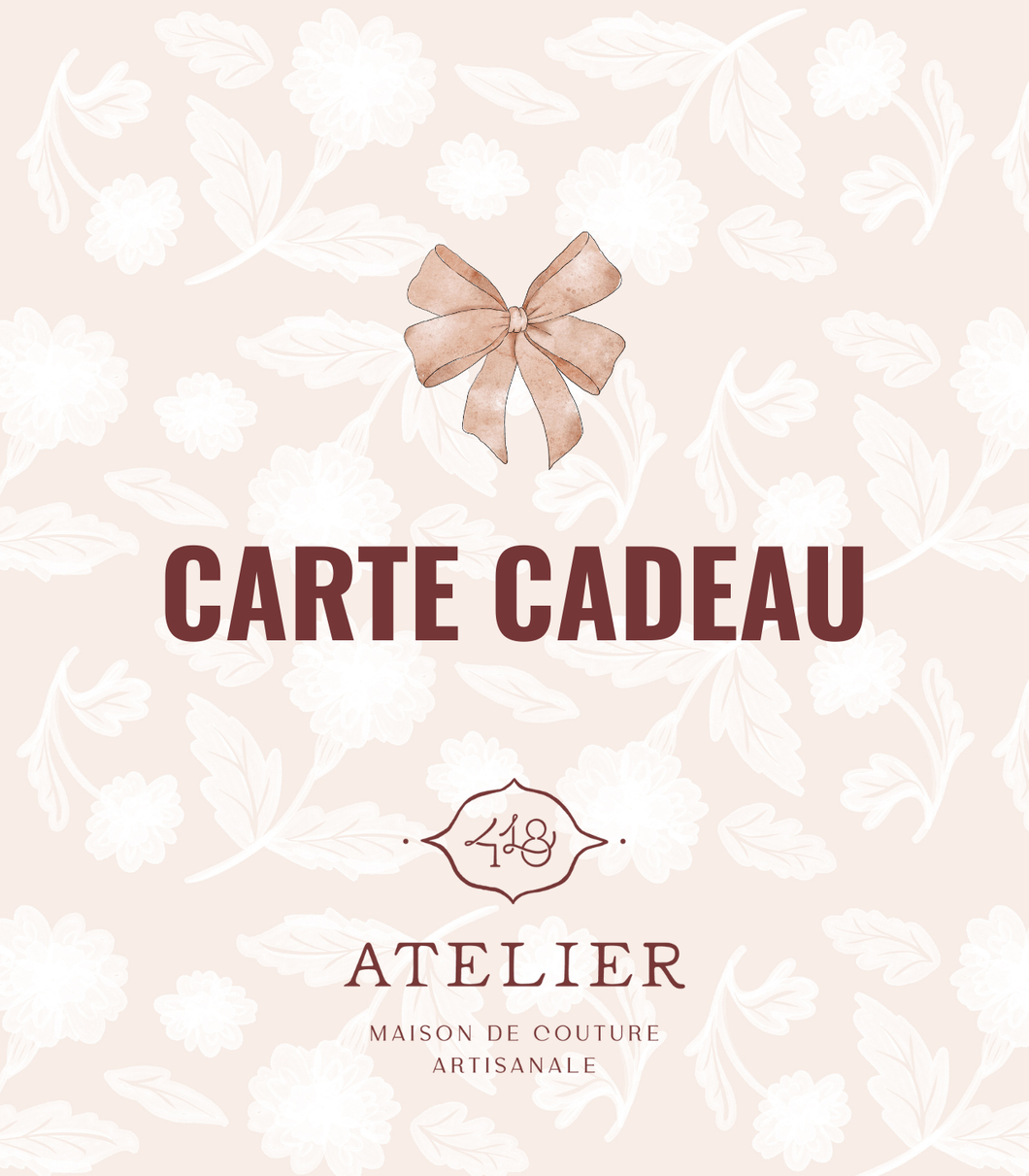 💌 La carte cadeau