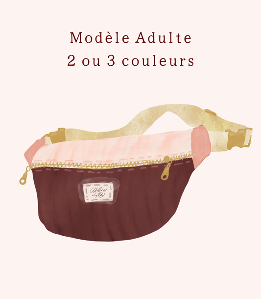 ✄‎ ‎ Sac Banane Colorblock personnalisable