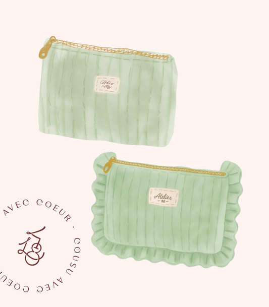 ✄‎ ‎ Pochette plate personnalisable