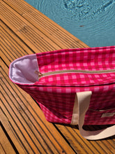 Charger l'image dans la galerie, 📦‎  Cabas Vichy Rose/Rouge
