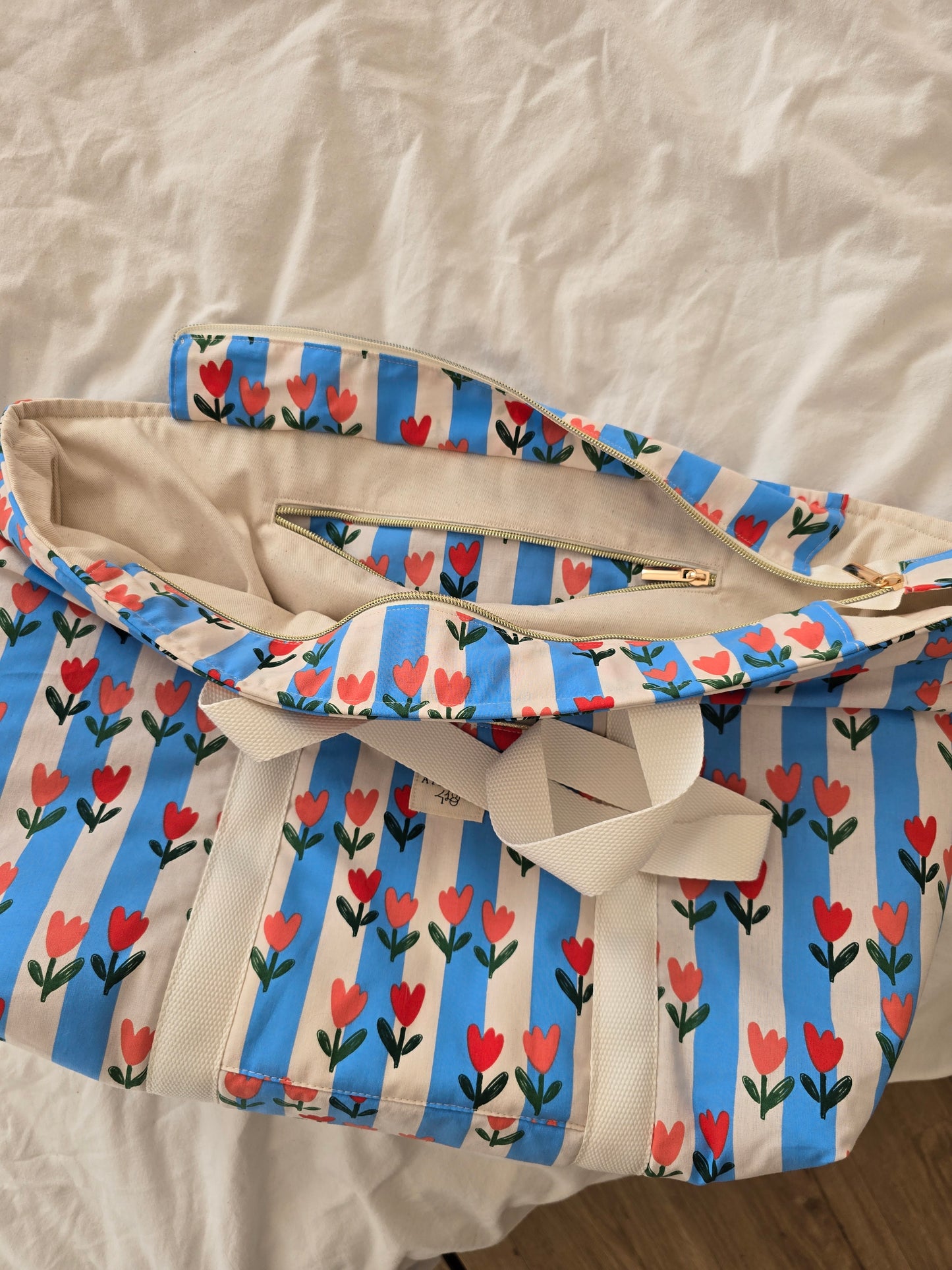 EN STOCK - Cabas Tulipes