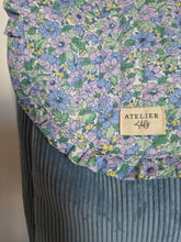 Charger l'image dans la galerie, 📦 ‎Sac à dos maternelle à rabat Jeans - Liberty Dahlia
