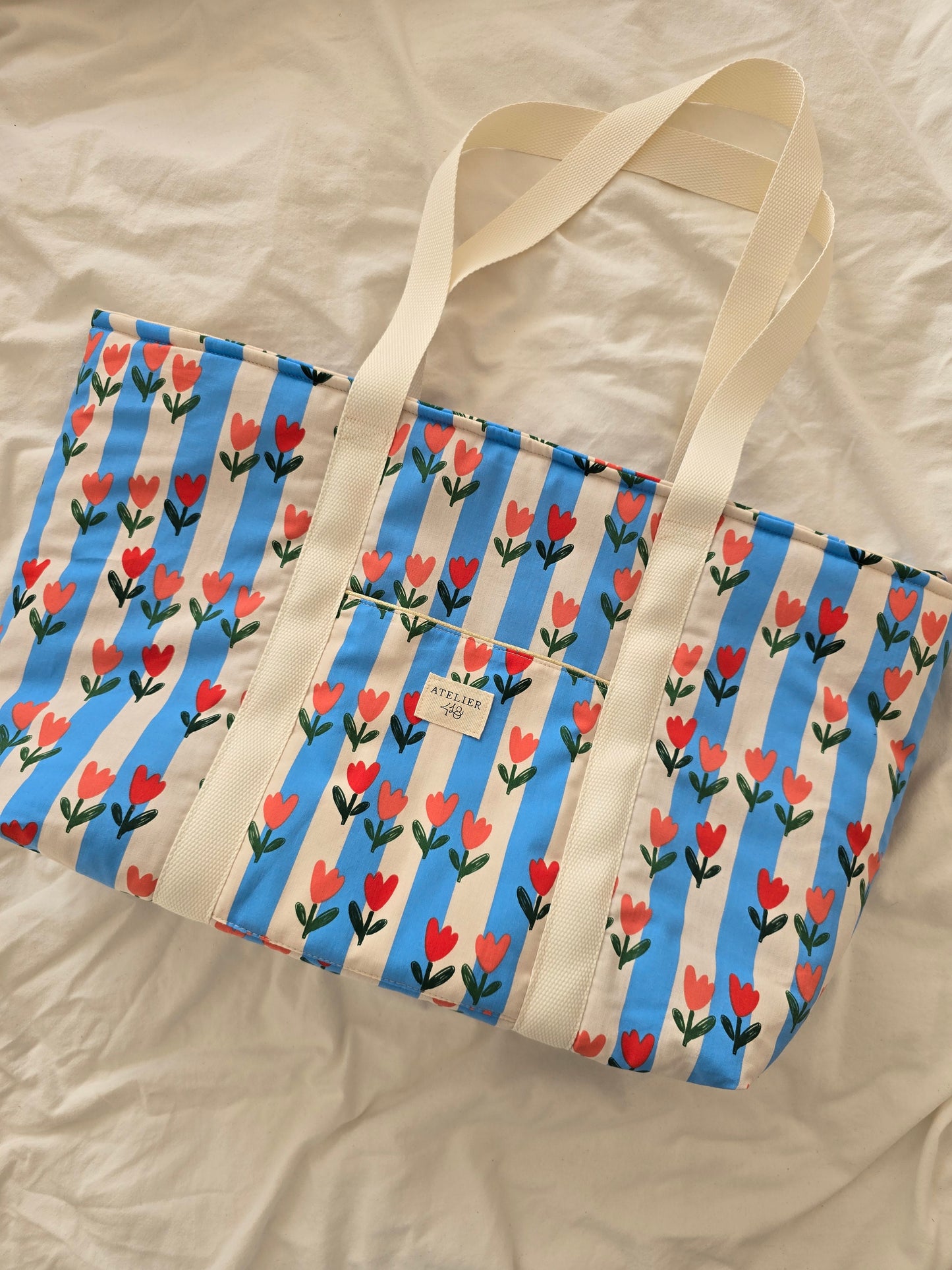 EN STOCK - Cabas Tulipes