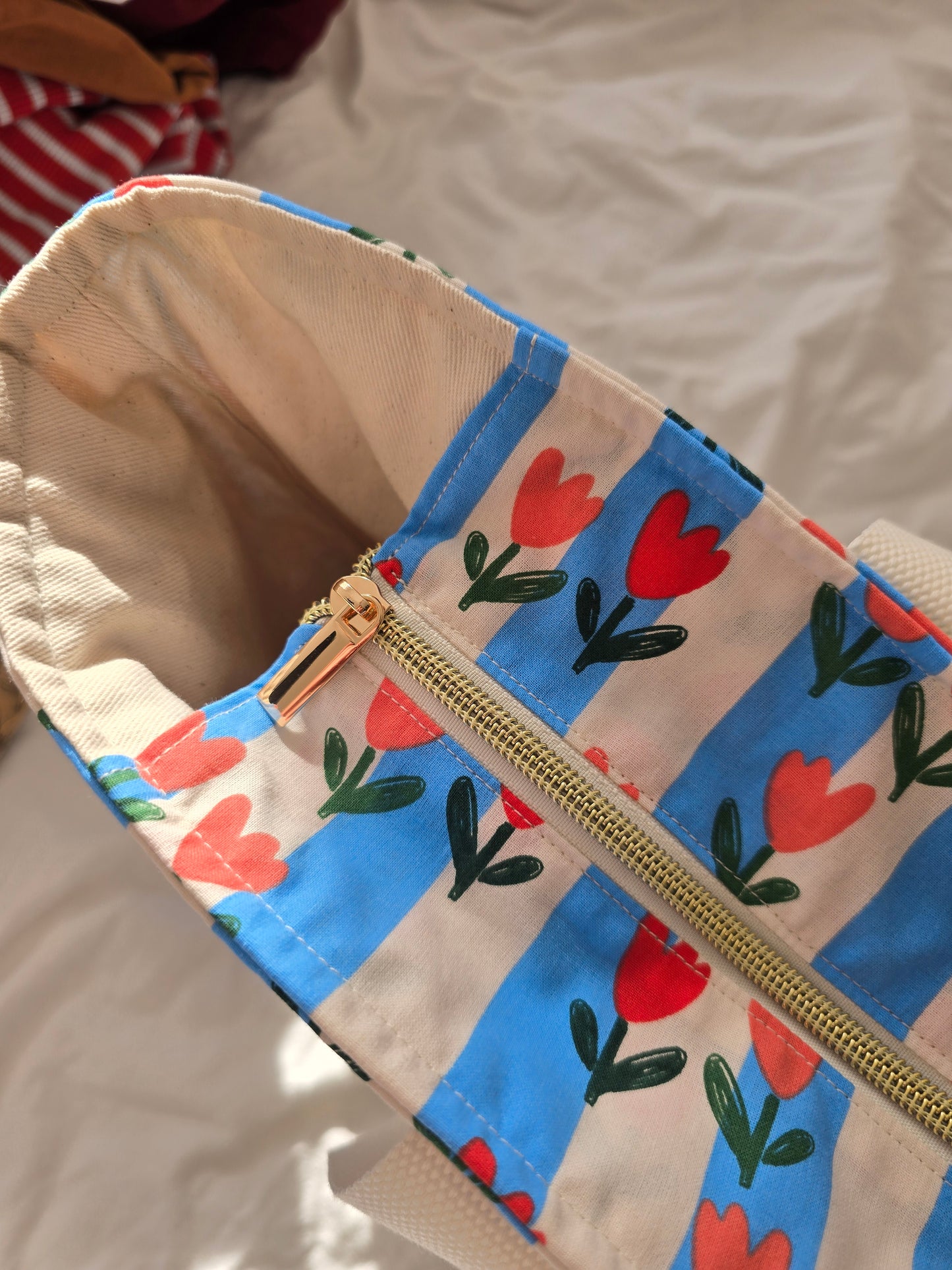 EN STOCK - Cabas Tulipes