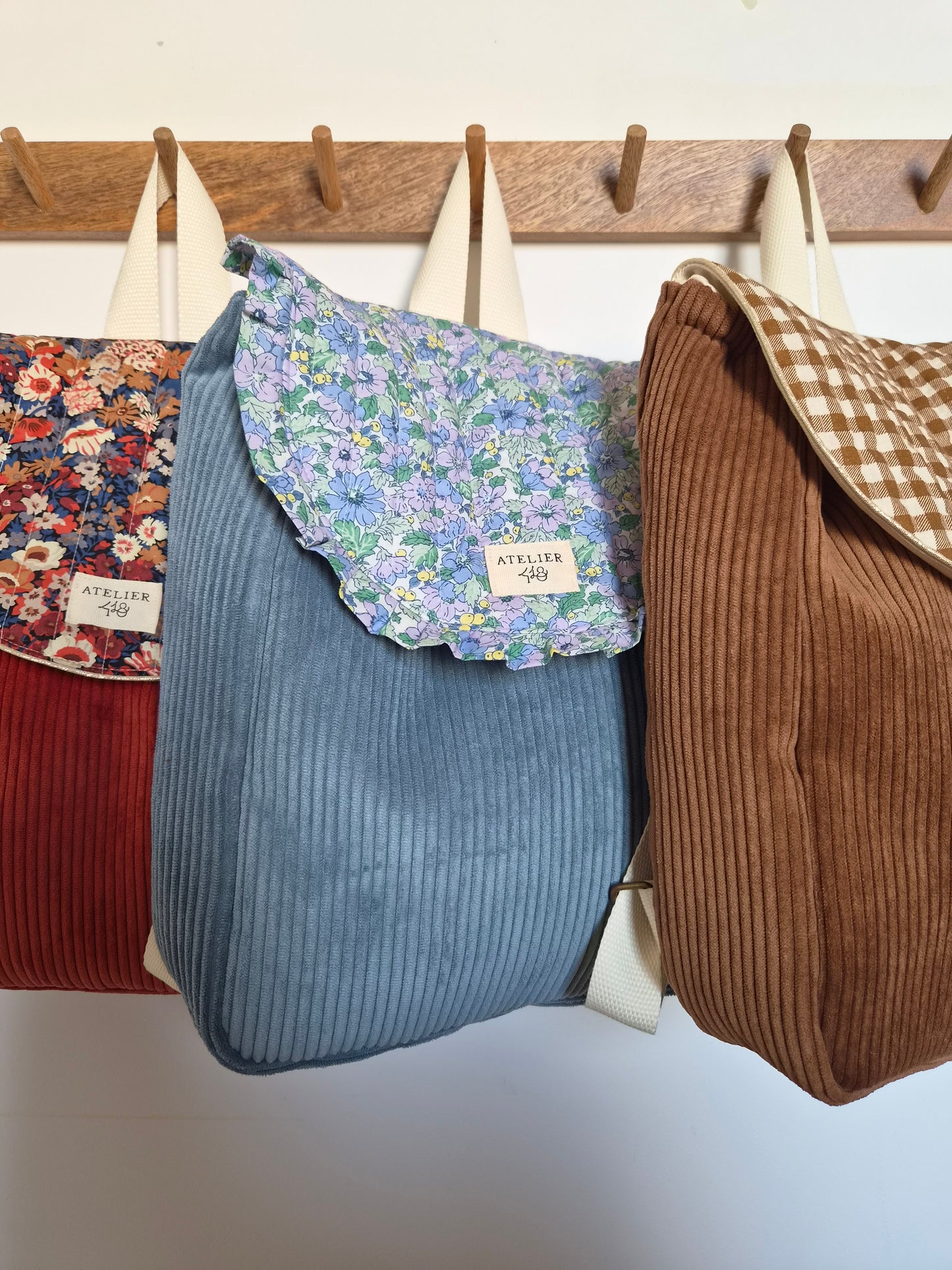 ✄‎ ‎ Sac à dos maternelle à rabat personnalisable
