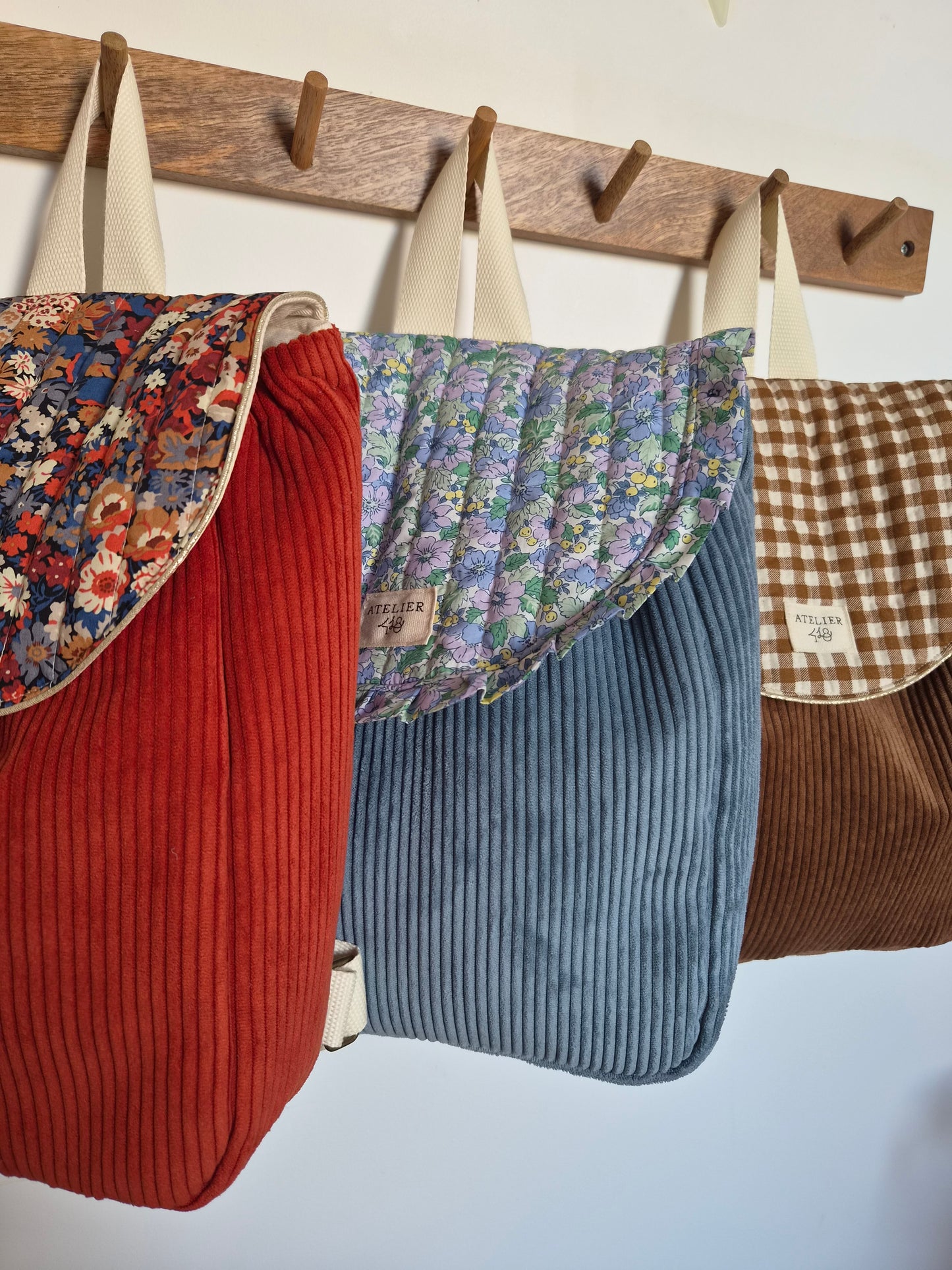 ✄‎ ‎ Sac à dos maternelle à rabat personnalisable