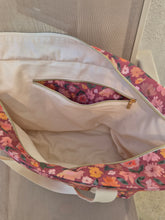 Charger l'image dans la galerie, 📦‎  Cabas Camélia Aubergine
