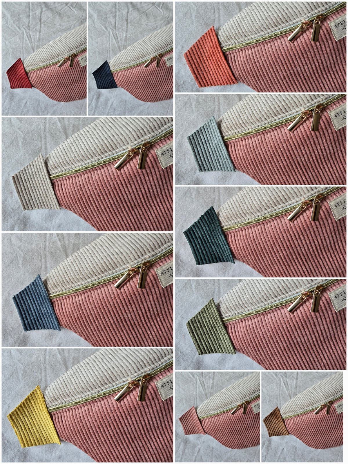 ✄‎ ‎ Sac Banane Colorblock personnalisable