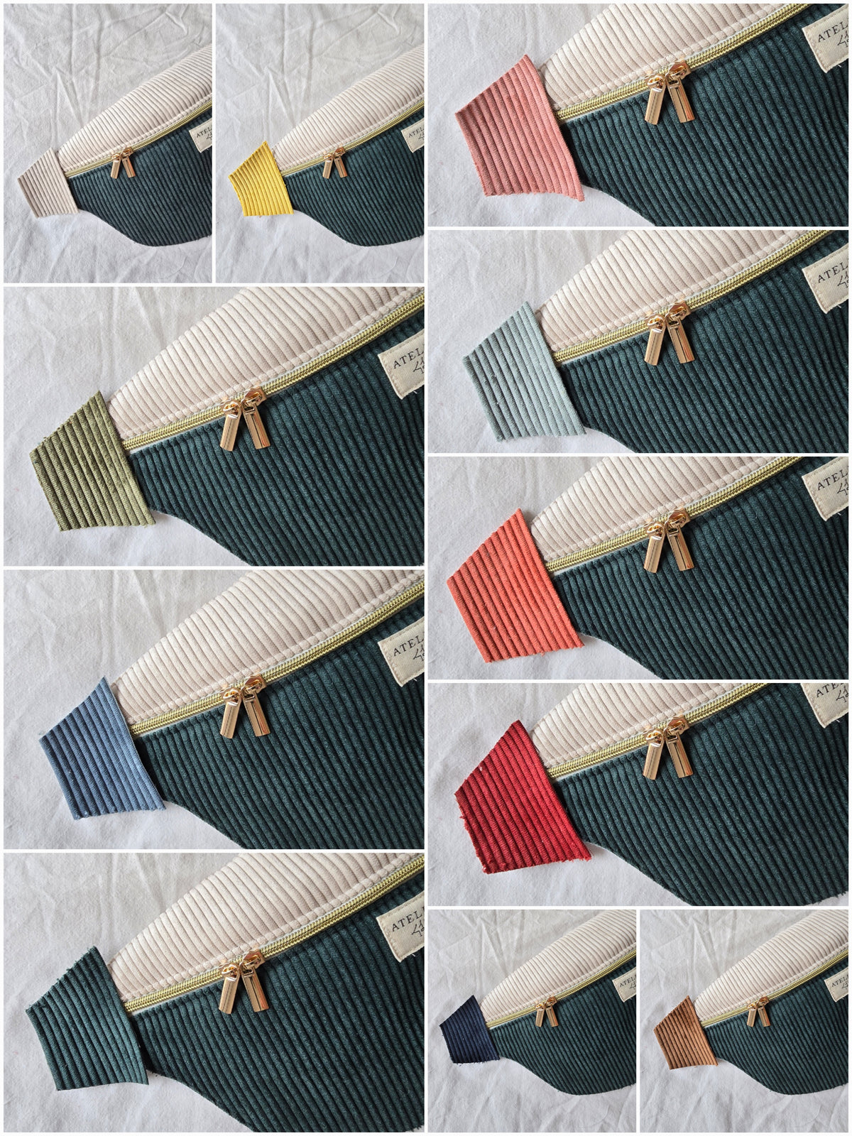 ✄‎ ‎ Sac Banane Colorblock personnalisable