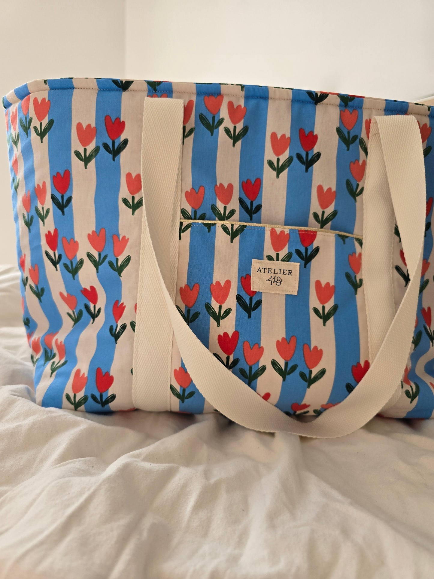 EN STOCK - Cabas Tulipes