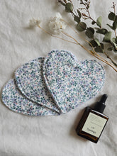 Charger l&#39;image dans la galerie, ✄‎ ‎ Lingettes lavables coeur en velours de bambou personnalisable
